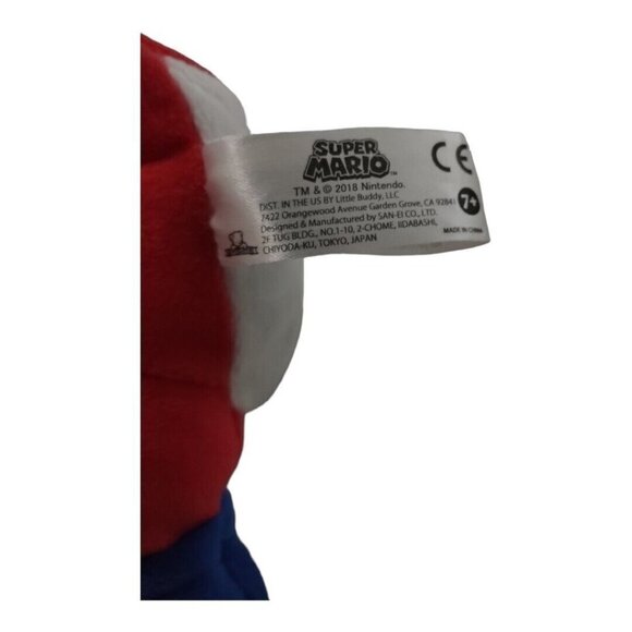Super‎ Mario Plush 8" Stuffed Cuddle Toy Little Buddy Nintendo 2019 Mario Bros. - Picture 8 of 9